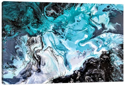 Oceanic Harmonies Canvas Art Print - Amber Lamoreaux