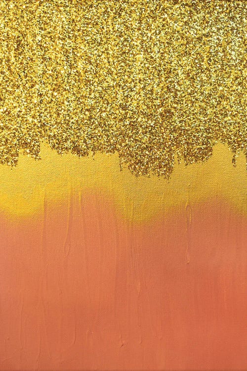 Pink Gold Shimmer by Amber Lamoreaux wall art