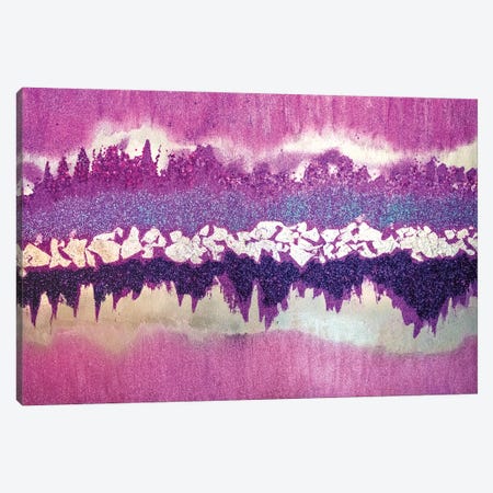 Purple Shimmer Canvas Print #LRX88} by Amber Lamoreaux Canvas Artwork