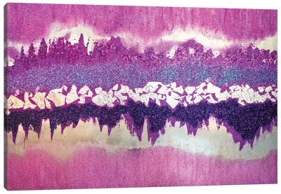 Purple Shimmer Canvas Art Print - Amber Lamoreaux