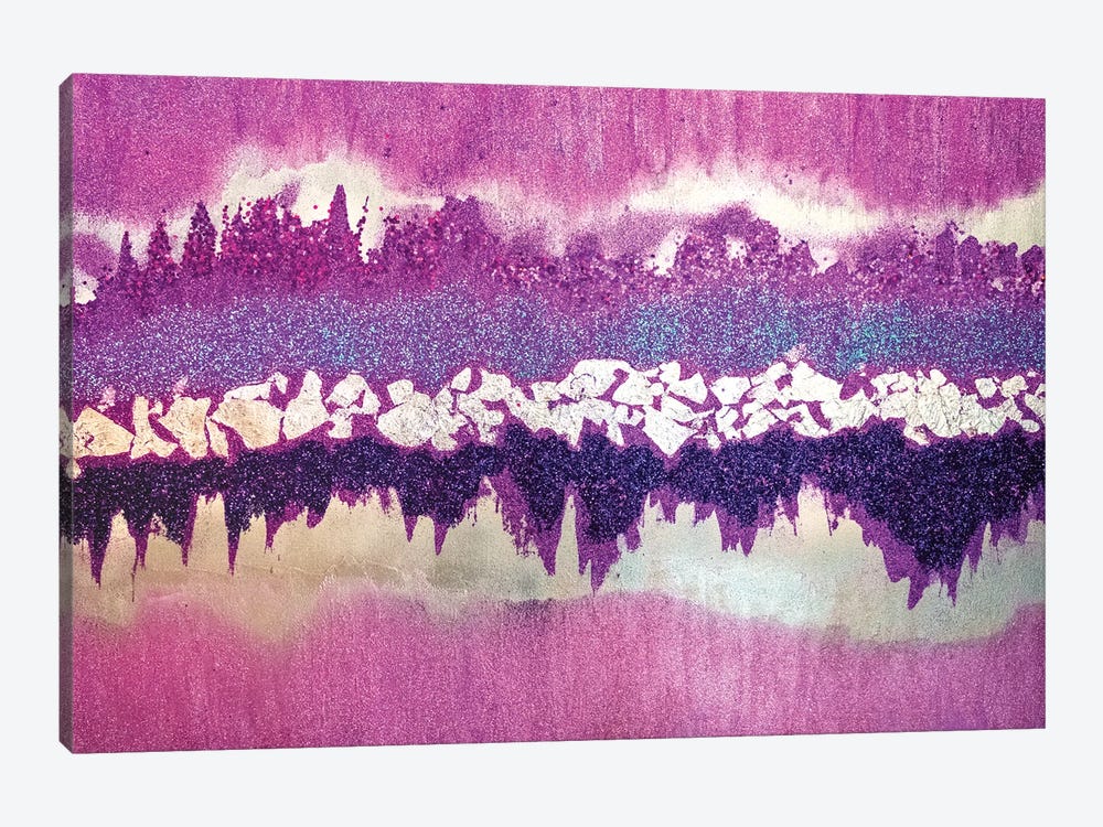 Purple Shimmer by Amber Lamoreaux 1-piece Canvas Art