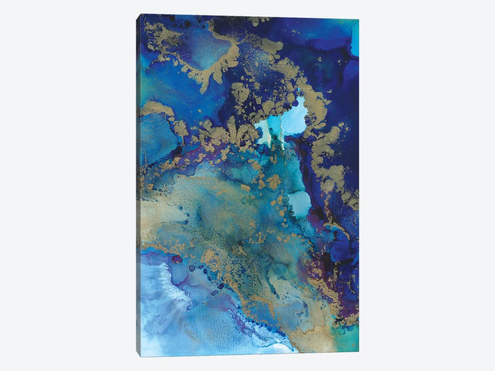 Starlight In Blue by Amber Lamoreaux 1-piece Canvas Artwork