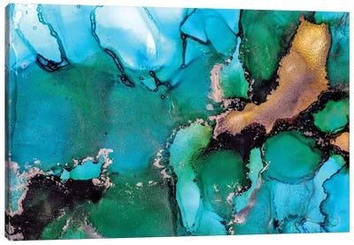 Turquoise Dream Canvas Art Print - Amber Lamoreaux
