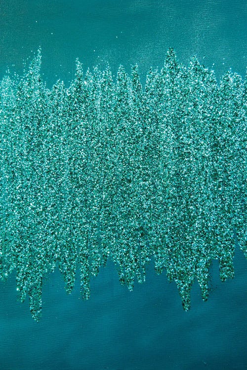 Turquoise Shimmer by Amber Lamoreaux wall art