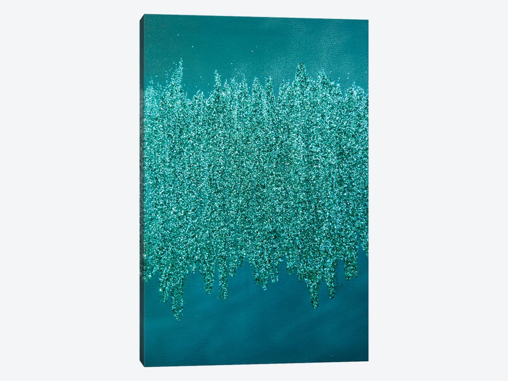 Turquoise Shimmer by Amber Lamoreaux 1-piece Canvas Artwork