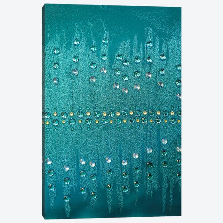 Turquoise Sparkle Canvas Print #LRX98} by Amber Lamoreaux Canvas Art Print