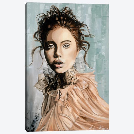 The Girl's Face 20/18 Canvas Print #LRZ16} by Livien Rózen Canvas Wall Art