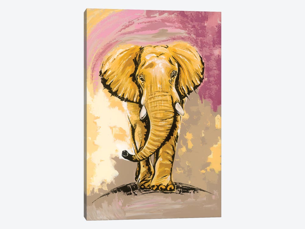 Elephant by Livien Rózen 1-piece Canvas Art