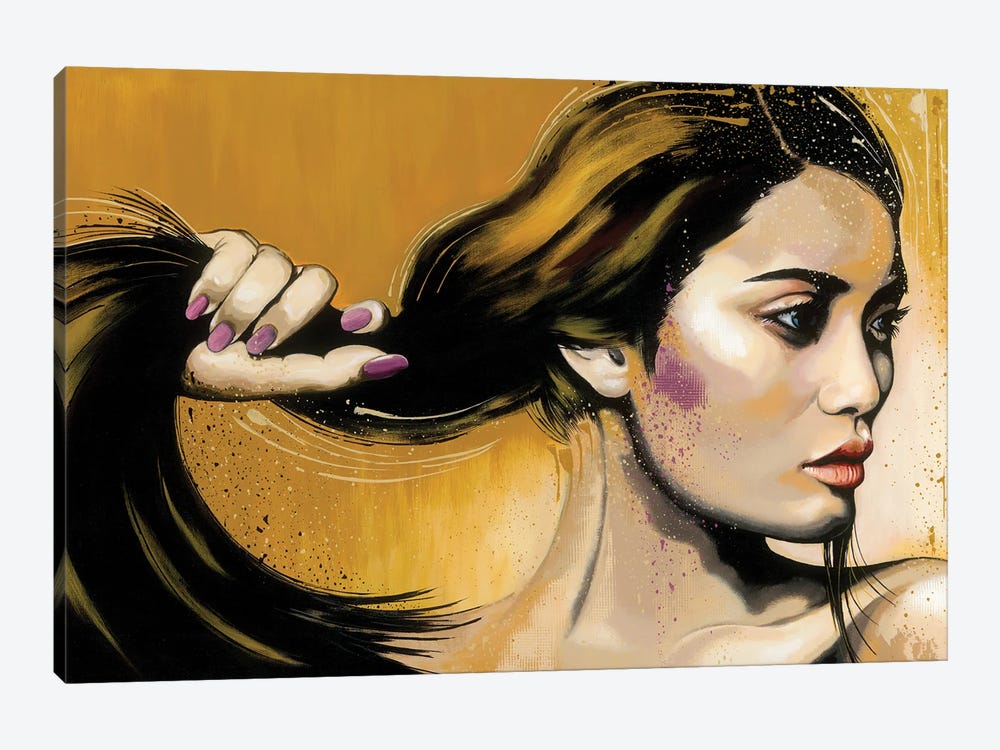 Long Hair by Livien Rózen 1-piece Canvas Art Print
