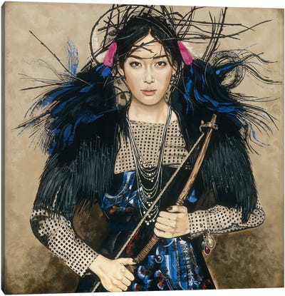 Amazing Warrior Canvas Art Print - Livien Rozen