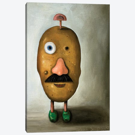 Misfit Potato II Canvas Print #LSA118} by Leah Saulnier Canvas Art Print