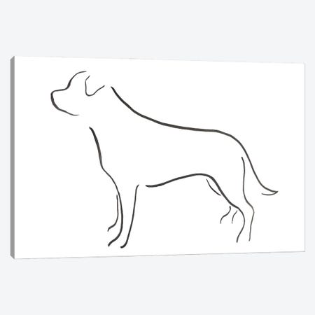 Rottweiler Canvas Print #LSB22} by Lesley Bishop Canvas Print