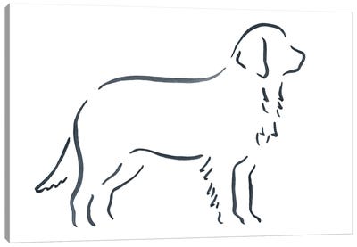Bernese Mountain Dog Canvas Art Print - Lesley Bishop