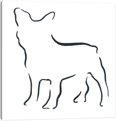 French Bulldog Canvas Art Print - Lesley Bishop