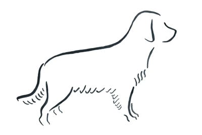 Golden Retriever by Lesley Bishop art print