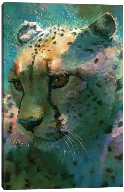 Malachi Canvas Art Print - Cheetah Art