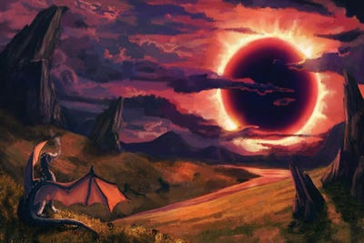 Eclipse by Louise Goalby acrylic art print