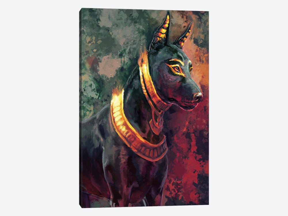 Anubis by Louise Goalby 1-piece Canvas Wall Art