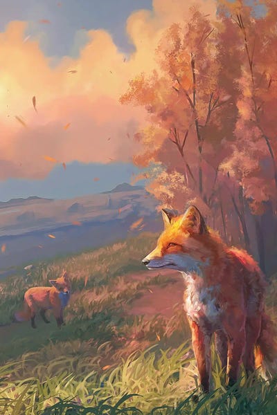 The Sound Of The Wind by Louise Goalby framed canvas print