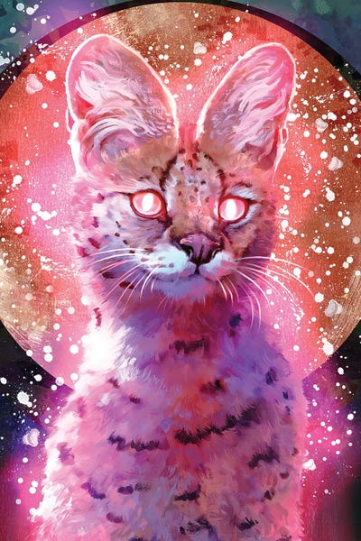 Cheetahs: Fuchsia by Louise Goalby