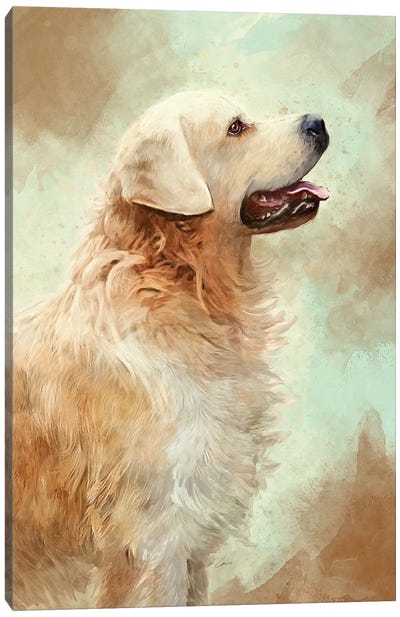 Loyalty Canvas Art Print - Golden Retriever Art