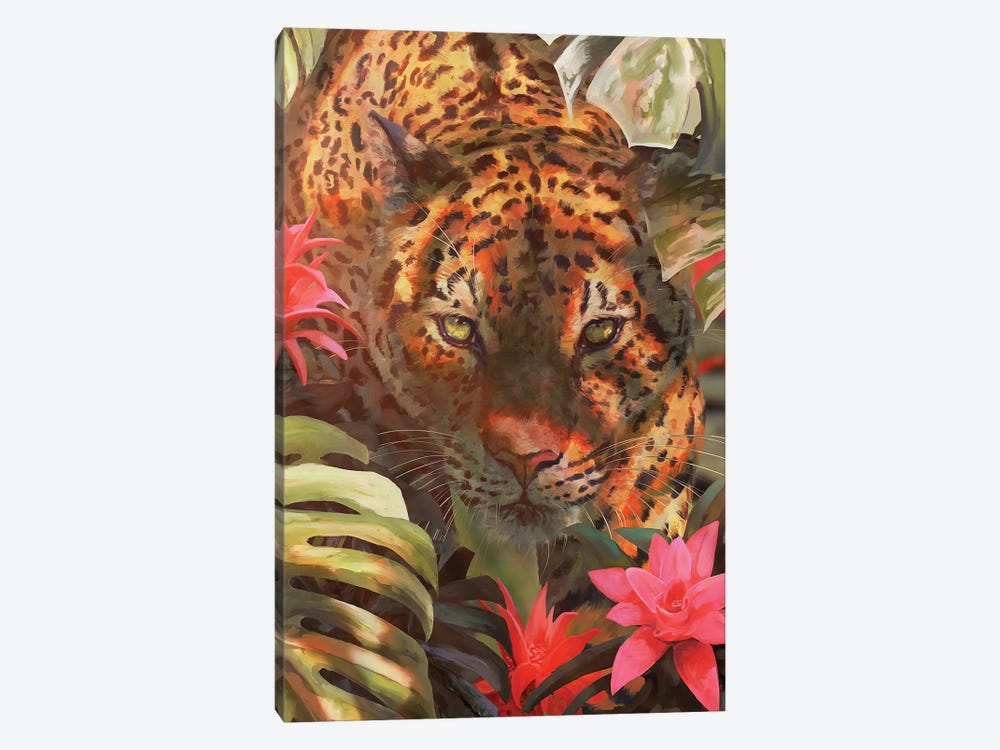 Tropical Hunter by Louise Goalby 1-piece Canvas Artwork