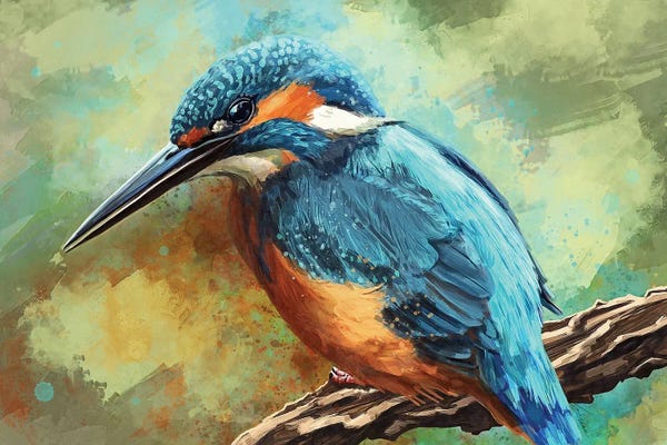 Kingfishers: Kingfisher by Louise Goalby