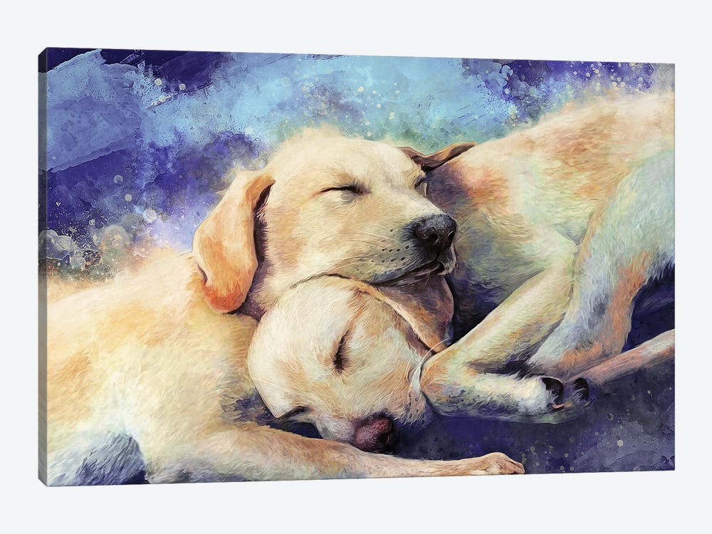 Nap Time by Louise Goalby 1-piece Art Print