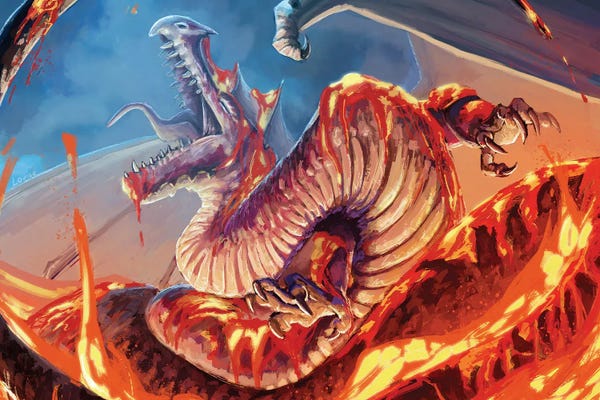 Dragons: Lava Dragon by Louise Goalby