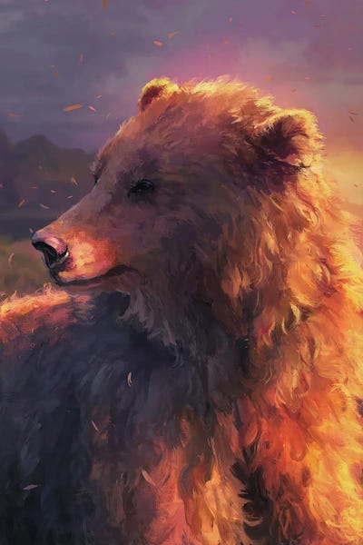 Louise Goalby: Marsican Brown Bear by Louise Goalby