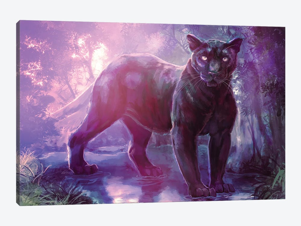 Panther by Louise Goalby 1-piece Canvas Print