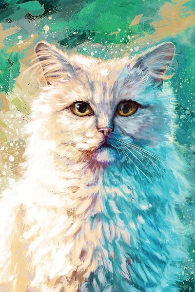 Persian by Louise Goalby metal wall art