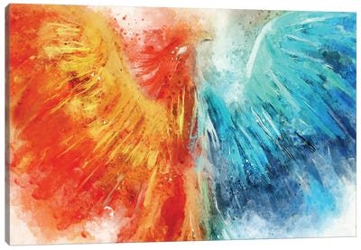 Phoenix Canvas Art Print - Fire & Ice