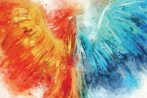 Fire & Ice: Phoenix by Louise Goalby