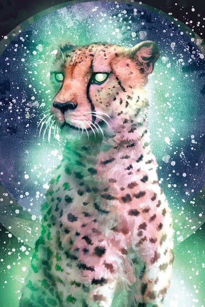 Jade by Louise Goalby framed canvas print