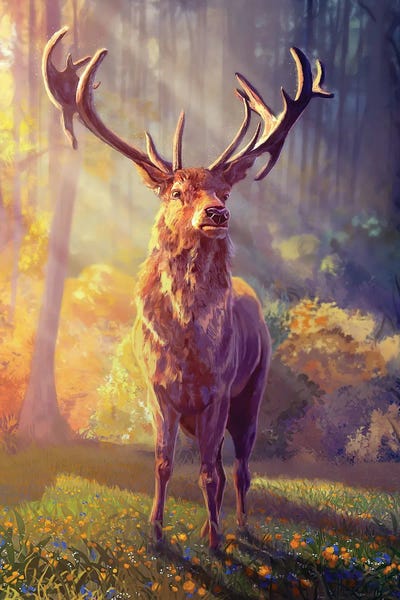 Royalty by Louise Goalby framed canvas print