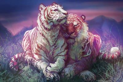 Strawberries And Cream by Louise Goalby framed canvas print