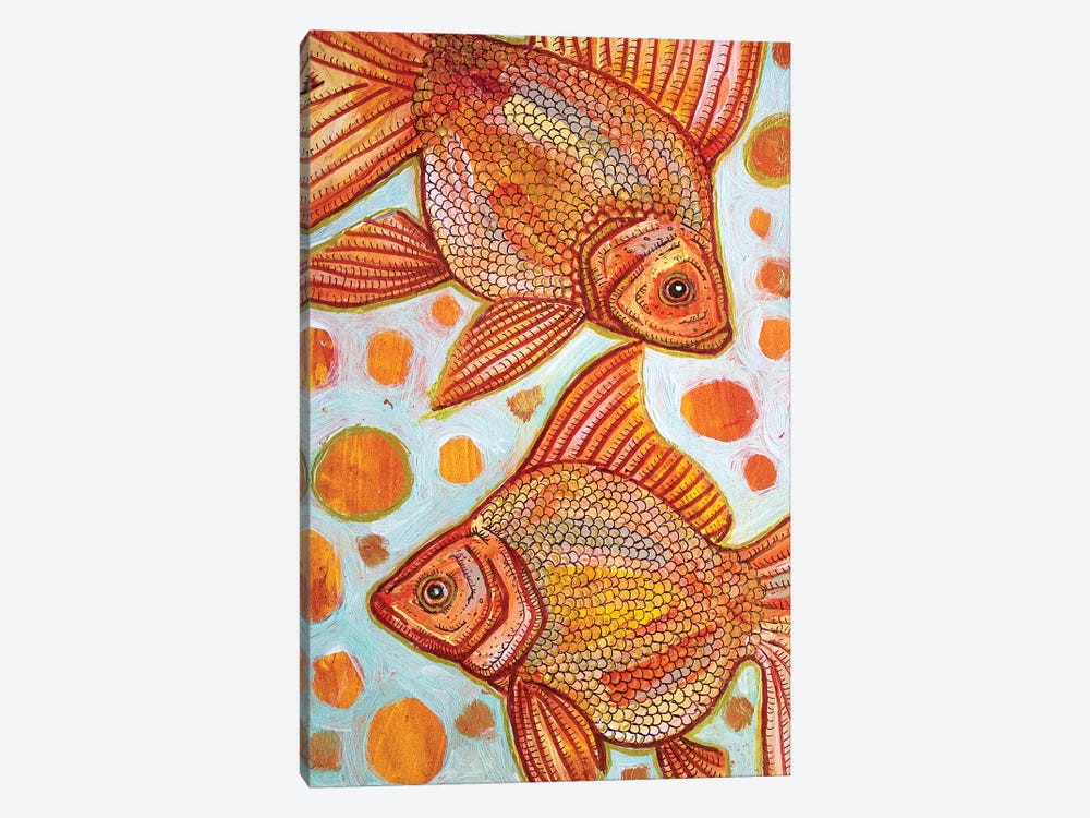 Two Goldfish by Lynnette Shelley 1-piece Canvas Wall Art