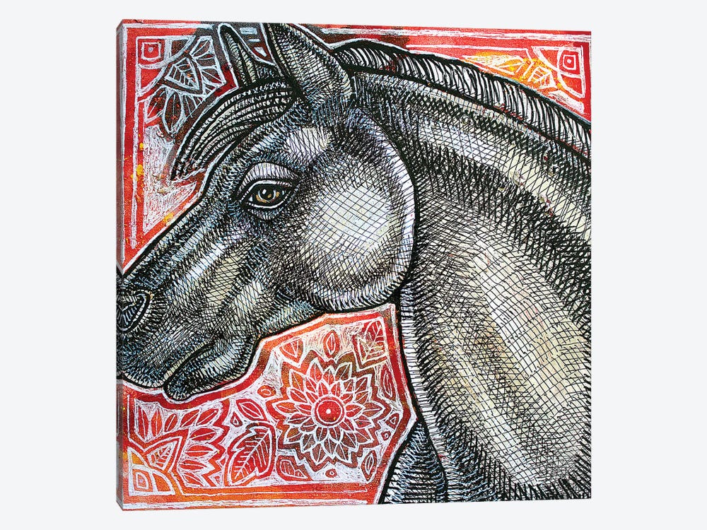 Painted Pony by Lynnette Shelley 1-piece Canvas Wall Art