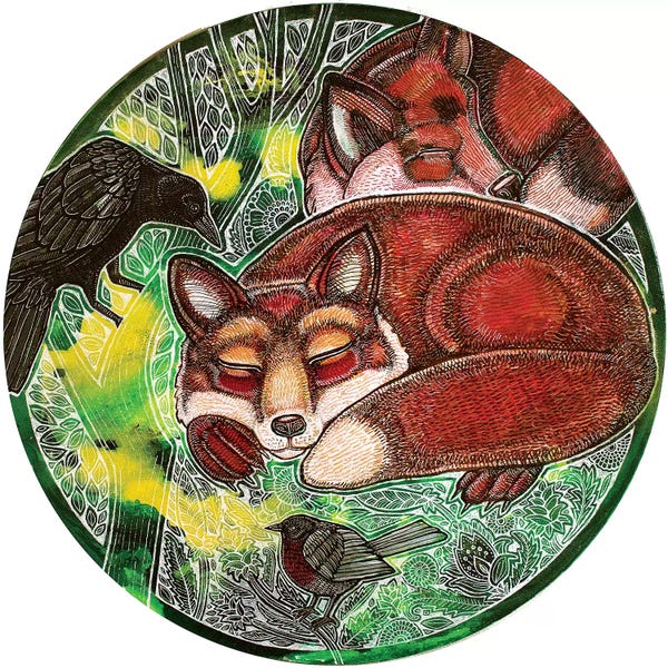 Foxes: Dreaming Foxes by Lynnette Shelley