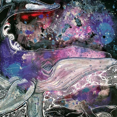 Navigating The Sea Of Stars by Lynnette Shelley art print