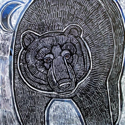 Moonbear by Lynnette Shelley art print