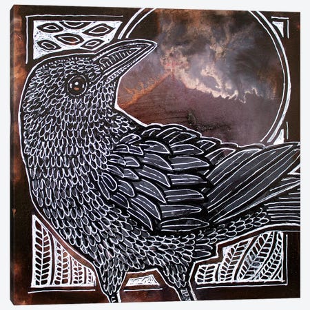 Night Bird Canvas Print #LSH174} by Lynnette Shelley Canvas Art