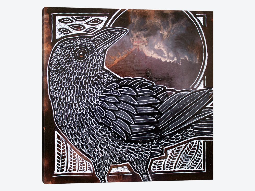 Night Bird by Lynnette Shelley 1-piece Canvas Print
