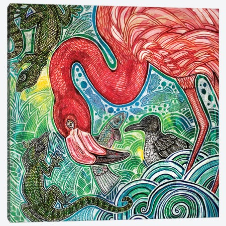 Tropical Daydream Canvas Print #LSH178} by Lynnette Shelley Art Print