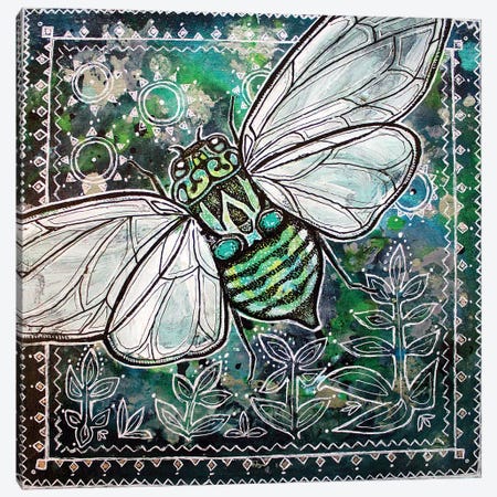 Cicada Summer Canvas Print #LSH17} by Lynnette Shelley Canvas Art Print