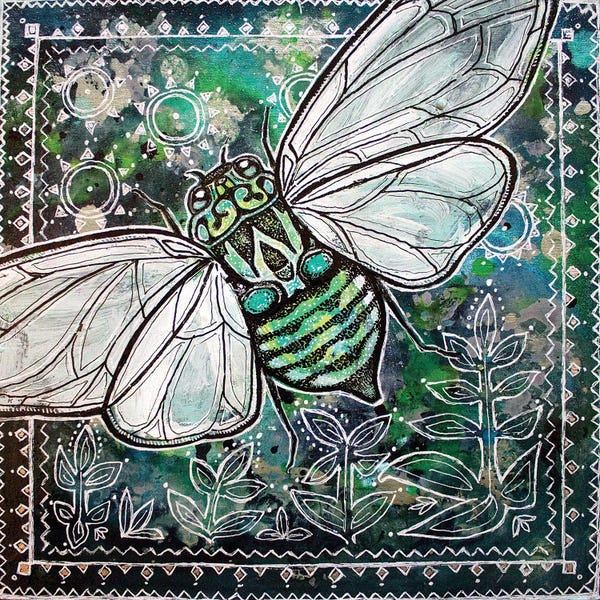 Bees: Cicada Summer by Lynnette Shelley
