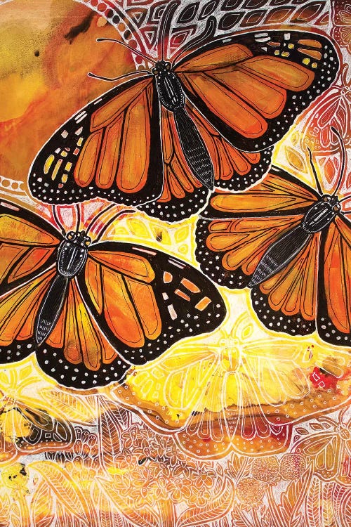 Flight Of The Monarch by Lynnette Shelley wall art