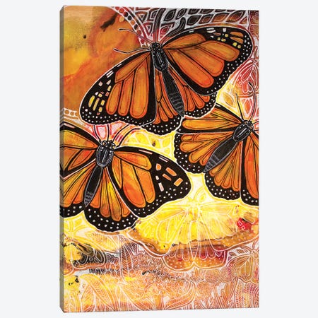 Flight Of The Monarch Canvas Print #LSH184} by Lynnette Shelley Canvas Print
