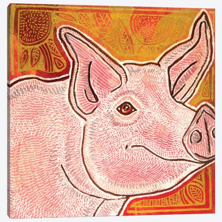 Little Pig Canvas Print #LSH188} by Lynnette Shelley Canvas Wall Art